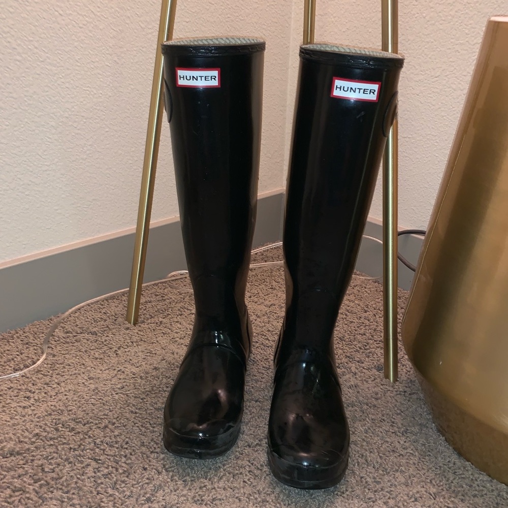 High Gloss Tall Hunter Boots